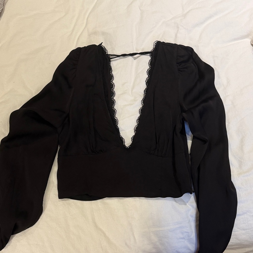 Zara Satin Top